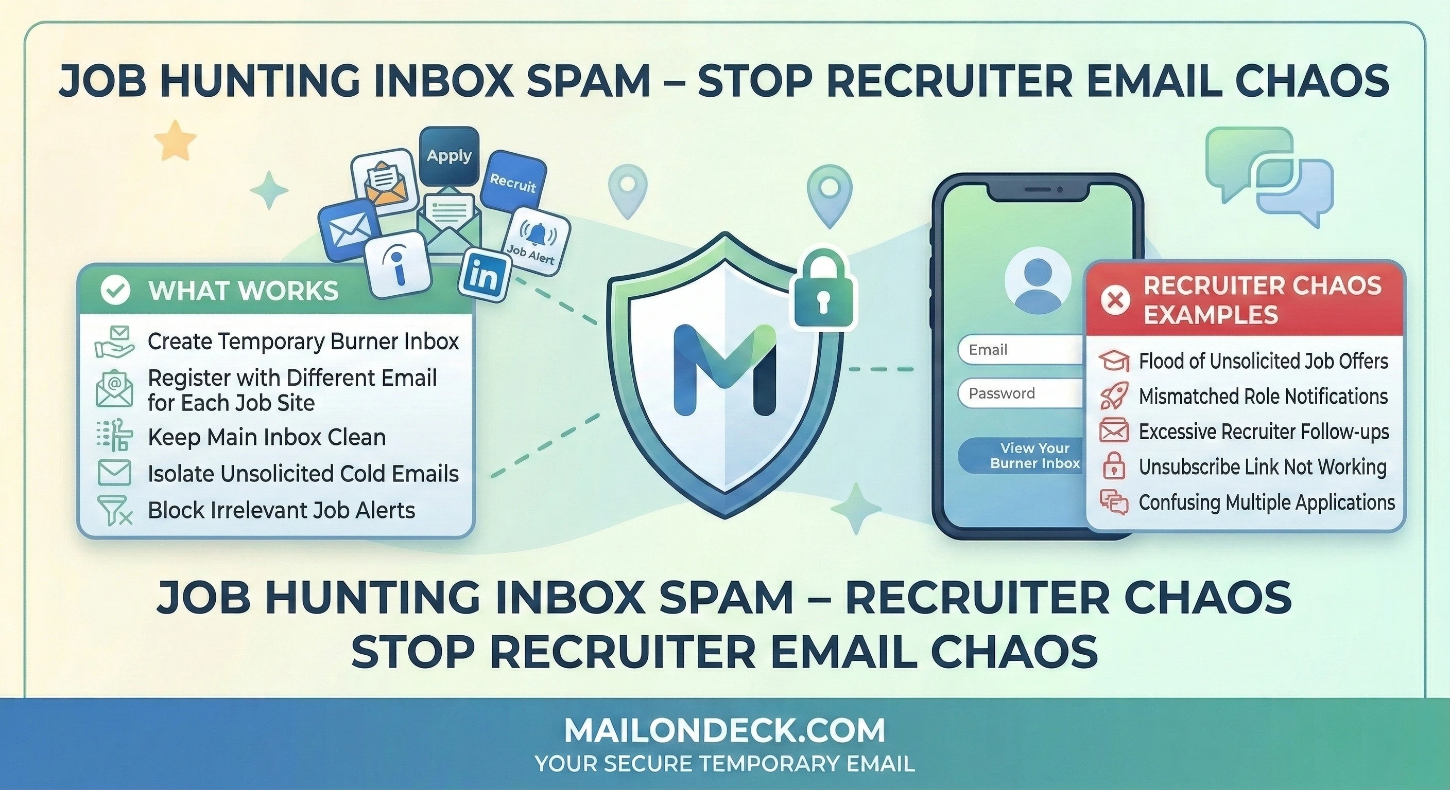 Job Hunting Inbox Spam – Stop Recruiter Email Chaos